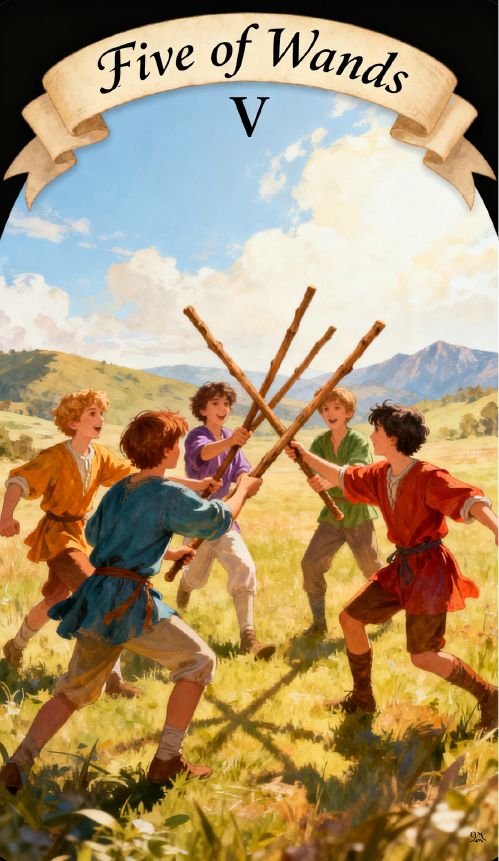 Five of Wands